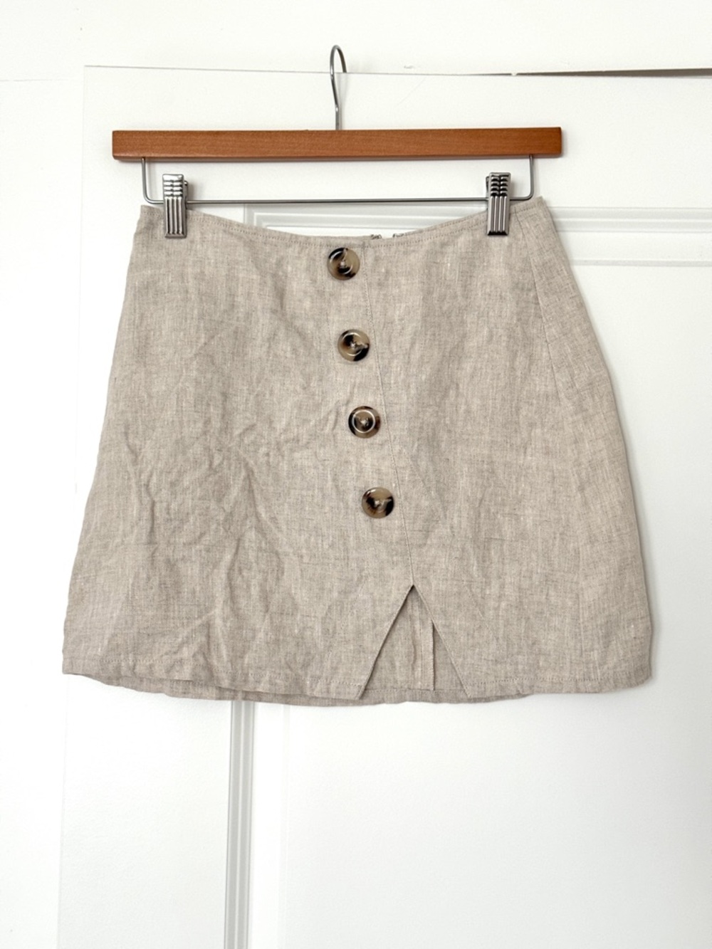 Reformation Taylor Linen Skirt